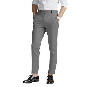 Pantalons de randonnée pour hommes en toile légère imperméable, taille élastique, séchage rapide, avec 3 poches - Product Image 5