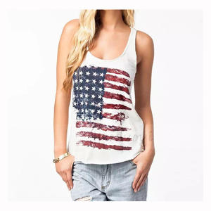 Camiseta sin mangas deportiva para mujer OEM personalizada, Camiseta corta informal de verano de algodón/fibra de bambú de talla grande para mujer y Niña - Product Image 4