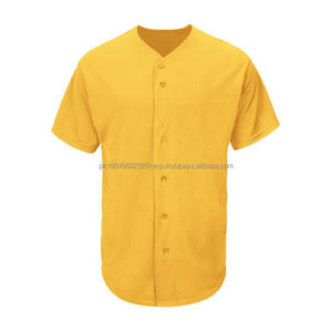 Jersey de béisbol con botones transpirable barato personalizado con servicio OEM de alta calidad uniforme de equipo de béisbol de nuevo diseño - Product Image 4