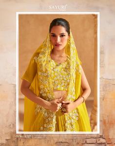 <b>Wedding</b> Wear Exclusive Indian Outfit Real Chinon Silk Lehenga Choli Pure Handwork Organza Silk <b>Jacket</b> With Blouse Wholesale - Product Image 4