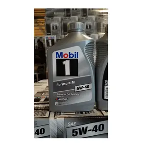 زيت موتور اصطناعي بالكامل Mobil 1 لفورمولا M 5W-40 زيت ديزل للتشحيم 5W40 1 كيلو وات