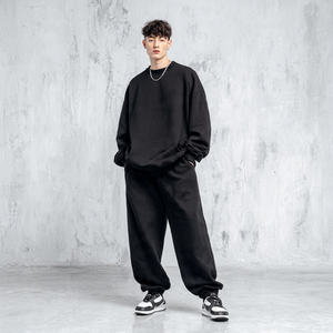 Conjunto Deportivo Holgado para Hombre, Pantalones Deportivos de Invierno, Sudadera con Hombros Caídos, Camiseta con Hombros Caídos, Pantalones Holgados, Pijama - Product Image 5