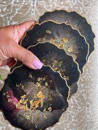 Posavasos Aislante Personalizado de Forma Natural, Grande, Multifuncional, Ecológico, Pintado a Mano, de Resina Epoxi - Product Image 2