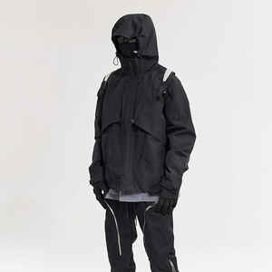 2025เสื้อแจ็กเก็ตกันฝนแขนยาวผ้าไนลอนสำหรับผู้ชายแบบซิปทรงหลวมสไตล์สตรีทเสื้อกันฝนขนาดใหญ่สำหรับฤดูหนาวที่ดีที่สุดขายดี - Product Image 5