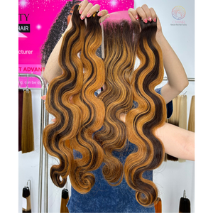 Le produit le plus vendu Trame de cheveux doublement étirés Paquets de cheveux humains de vague de corps vietnamienne Prix de gros de haute qualité - Product Image 2