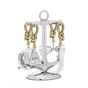 Ensemble de shaker à cocktails en acier inoxydable tendance avec des outils de barman professionnels pour le bar à domicile et les fêtes - Product Image 2