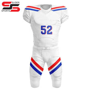 Barato diseño personalizado bordado fútbol americano Jersey alta calidad cosido joven fútbol americano uniforme ropa deportiva camisa - Product Image 4