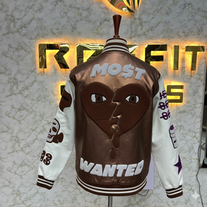 Vente chaude Logo Personnalisé Brodé Laine et Soie Veste pour Hommes avec Fermeture à Bouton Couvert versity vestes Lettermen vestes - Product Image 3