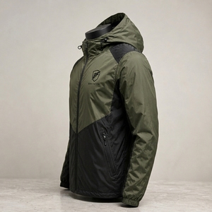Wholesale Bulk Windbreaker <b>Jackets</b> Men’s Waterproof Breathable Windproof <b>Reversible</b> Polyester Winter <b>Jacket</b> Regular Fit Zipper - Product Image 3