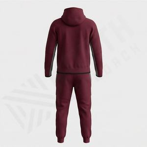 Conjunto Deportivo de Dos Piezas para Hombre, Original, 100% Algodón, Felpa Técnica de Lujo, con Logotipo, Transpirable, para Correr, Pesado, para Deportes al Aire Libre y Gimnasio - Product Image 2