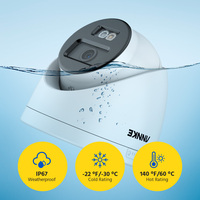 ANNKE C800 4K 8MP Caméra de sécurité IP PoE pour la surveillance à domicile Audio AI Smart Hybrid Light Color Night Vision Network Camera
