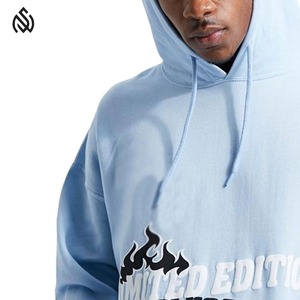 Sweats à capuche imprimés bouffants grande taille à la mode et élégants sweats à capuche thermiques classiques impression bouffante 100% sweats à capuche en coton pour homme - Product Image 4