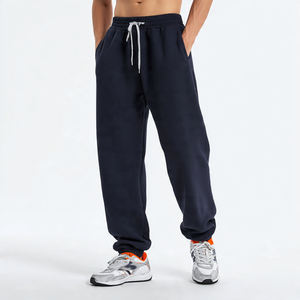 Oversized 400 GSM Gym <b>Trainer</b> Sweatpants <b>Men's</b> <b>Winter</b> Gym Trouser Pants <b>Mens</b> Heavy Fleece Exercise Sweatpants <b>Men's</b> - Product Image 3