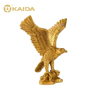 KAIDA Custom Brass Eagle Statue Bronze Sculpture Lost Wax Investment Casting