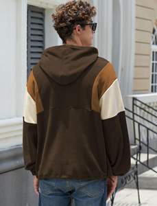 Sudadera con Capucha para Hombre, Cierre Completo, Forro Polar de Invierno, Ecológica, Algodón/Poliéster 220g, Unisex - Product Image 3