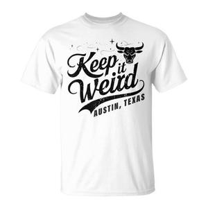 T-shirt Austinite Pride 'Keep Austin Texas Weird' – Design Promozionale per i Residenti Orgogliosi di Austin - Product Image 1