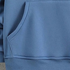 Sudaderas con Capucha de Felpa Gruesa para Hombre, de Alta Calidad, con Capucha, Frente Liso, Diseño Personalizado, Patrón Sólido, Invierno, 100% Algodón - Product Image 6