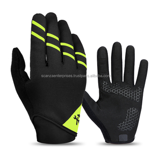 Gants de moto VTT personnalisés à doigts complets, respirants, réfléchissants, antidérapants, chauds en polyester, résistants à l'eau, pour les sports de plein air - Product Image 1