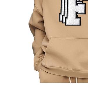 Sudaderas con Capucha Bordadas en Chenilla para Hombre, Hechas a Medida, 100% Algodón, Manga Larga, Antiarrugas, Ropa Casual de Invierno - Product Image 4