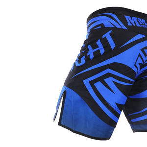 MMA กางเกงขาสั้นสำหรับผู้ชายกางเกงมวยขาสั้น MMA ทรงสลิมฟิตมีสไตล์ใส่สบาย - Product Image 5