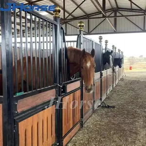 Paneles de granero para caballos, equipo de cría de animales de Metal prefabricado, alta calidad, puerta de caballos