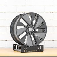 Présentoir de pneus réglable à 360 ° Support de moyeu de roue Présentoir de jante de roue rotative Support de stockage de pneus pour voiture, moto, camion