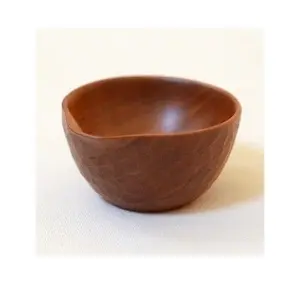 Newest Design Bamboo Wood Serving Bowl Supplier at Low Price Handmade Design Wooden Serving Bowl from India
