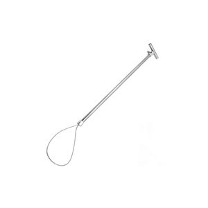 Herramienta de sujeción de cerdos cromada de 18 pulgadas para un manejo seguro de animales en granjas e instalaciones ganaderas - Product Image 1