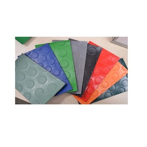 เสื่อกันลื่นทนทานทนทานต่อแบคทีเรียวัสดุ PVC กองสูงสำหรับโรงงานแปรรูปอาหารเพื่อสุขภาพ - Product Image 1