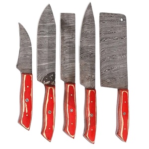 Premium Handmade Damascus Steel Chef <b>Knife</b> <b>Set</b> - Product Image 1