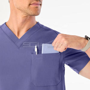 Uniformes de Enfermería de Diseño Moderno para Clínica Dental, Conjuntos de Uniformes Médicos de Manga Corta para Mujeres y Hombres, Uniformes de Trabajo para Hospital - Product Image 5