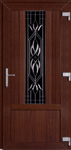 Cadre de porte en plastique uPVC haut de gamme | Design moderne sans insert de panneau - Product Image 1