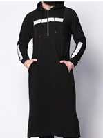 Djellaba Ramadan, Abayas de l'Aïd, Kaftan de prière, Abaya ouverte pour hommes musulmans, Cardigan arabe turc, Robe, Jubba, Thobe, Dishdasha islamique, Maroc