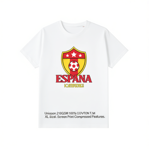 T-Shirt Unisex 210GSM 100% Cotone, Casual, Personalizzabile, Taglia XL, con Stampa Serigrafica e Caratteristiche Compressive - Product Image 2