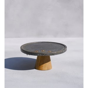 Classic Home and Kitchen Ware Table Decoration Display <b>Cake</b> <b>Stand</b> Manufacturer Of Wood Custom Shape Table Top <b>Cake</b> Dessert <b>Stand</b> - Product Image 1