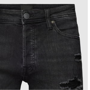 Nueva venta tendencia hombres pantalones cortos de mezclilla de alta calidad tallas hombres cintura elástica mezclilla precio barato hombres pantalones cortos de mezclilla nueva llegada al por mayor - Product Image 6
