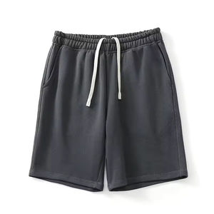 Pantalones cortos de gimnasio para hombre, estilo urbano, tela de malla de lana transpirable, pantalones cortos para correr y hacer ejercicio, alta calidad - Product Image 1