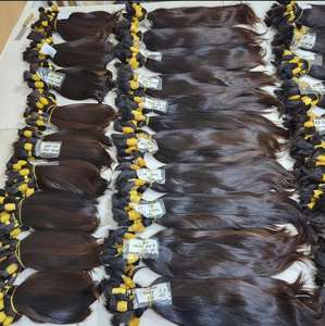 Wholesale Raw Vietnamese Hair Bulk Unprocessed Raw Human Hair Bulk Human Hair Vendor for <b>Bleach</b> Best Quality One Donor - Product Image 2