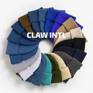 Custom Personalized Digital Printing Solid Color Knitted Unisex <b>Beanie</b> Winter Logo Design 100% Acrylic Beach Business <b>Beanies</b> - Product Image 5