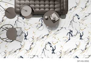 Dernière conception de marbre 600x1200mm appartement brillant porcelaine émaillée céramique grande taille carrelage mur sol dalles de pierre frittée carreaux - Product Image 2