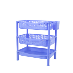 Estantes Multifuncionales Plegables y Apilables de 3 Niveles, Duraderos, de Plástico PP, Impermeables, para Cocina, Despensa, Baño, Almacenamiento de Especias - Product Image 6