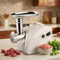 Hachoir à viande professionnel en cuivre pur 1000 W avec poignée de transport et 3 disques de broyage – Vente en gros et revente en vrac – Machine à viande de cuisine