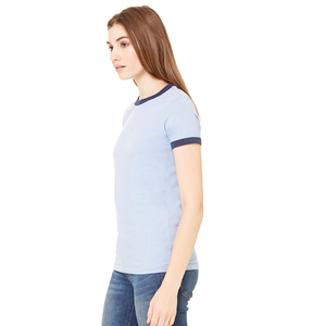 Camisetas de Manga Corta para Mujer, Lisas, Ajustadas, Casuales, de Verano, 100% Algodón, Transpirables, OEM, Deportivas, para Hacer Ejercicio, Ropa de Calle - Product Image 5