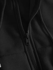 Chándal de tendencia para mujer, venta al por mayor, logotipo personalizado/cremallera con pantalón corto y Personalización completa - Product Image 4