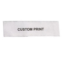 Étiquettes tissées personnalisées en papier gaufré imprimé UV, format sur mesure, prix usine de gros, pour vêtements et chaussures