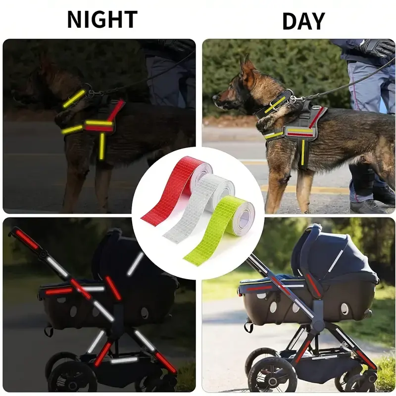 YOUJIANG 도로 안전을위한 어두운 반사 교통 안전 테이프에서 아크릴/애완 동물 반사 안전 테이프 글로우