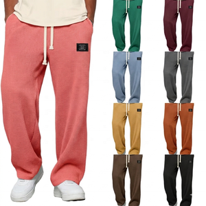 กางเกงวอร์มระบายอากาศสำหรับใส่ในฤดูใบไม้ร่วงสำหรับผู้ชาย พร้อมตัวเลือกขนาดและสีตามสั่ง และสามารถพิมพ์ลายได้ - Product Image 1