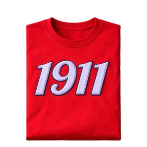 Camiseta de Chenilla con el Escudo de la Fraternidad Kappa Alpha Psi ΚΑΨ de 1911, Talla Real, Algodón Premium, Bordado con Letras Griegas - Product Image 6