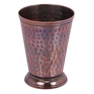 Pur Cuivre Menthe Julep Tasse Cuivre Moscou Mule Tasse Menthe Julep Diamant Martelé Antique 14 oz par Axiom Home Accents - Product Image 5