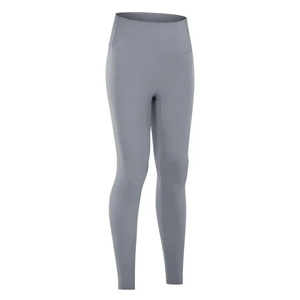 High Quality Solid Color Women Yoga <b>Leggings</b> Soft Compression High Waist Fitness Workout Pants Sports Wear <b>Leggings</b> for Women - Product Image 1